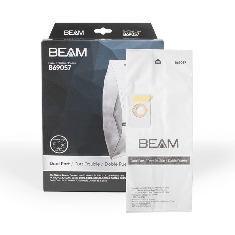 BEAM Dual Port Premium Synthetic Filtration Bag – 3-pack